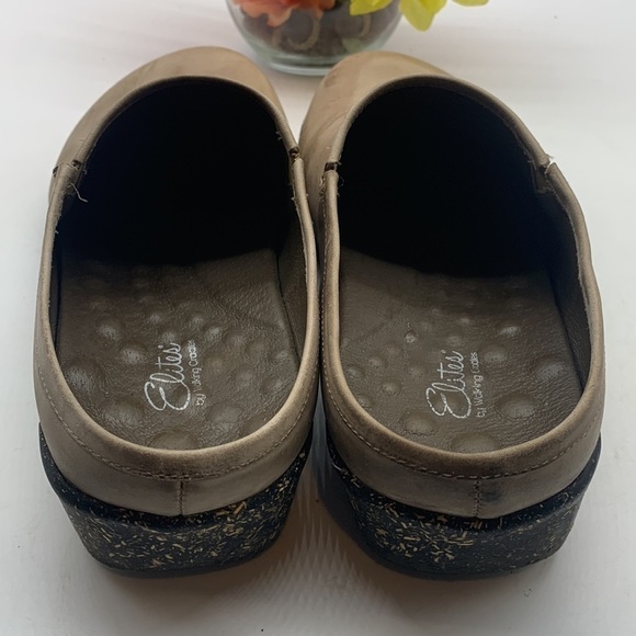 Walking Clouds Elites Tan Leather Slip On Clog Sz 11. CM3513B - Picture 5 of 9